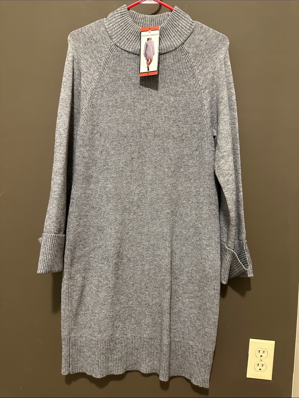 🩶 Hilary Radley Ribbed Sweater Dress – NWT • MEDIUM